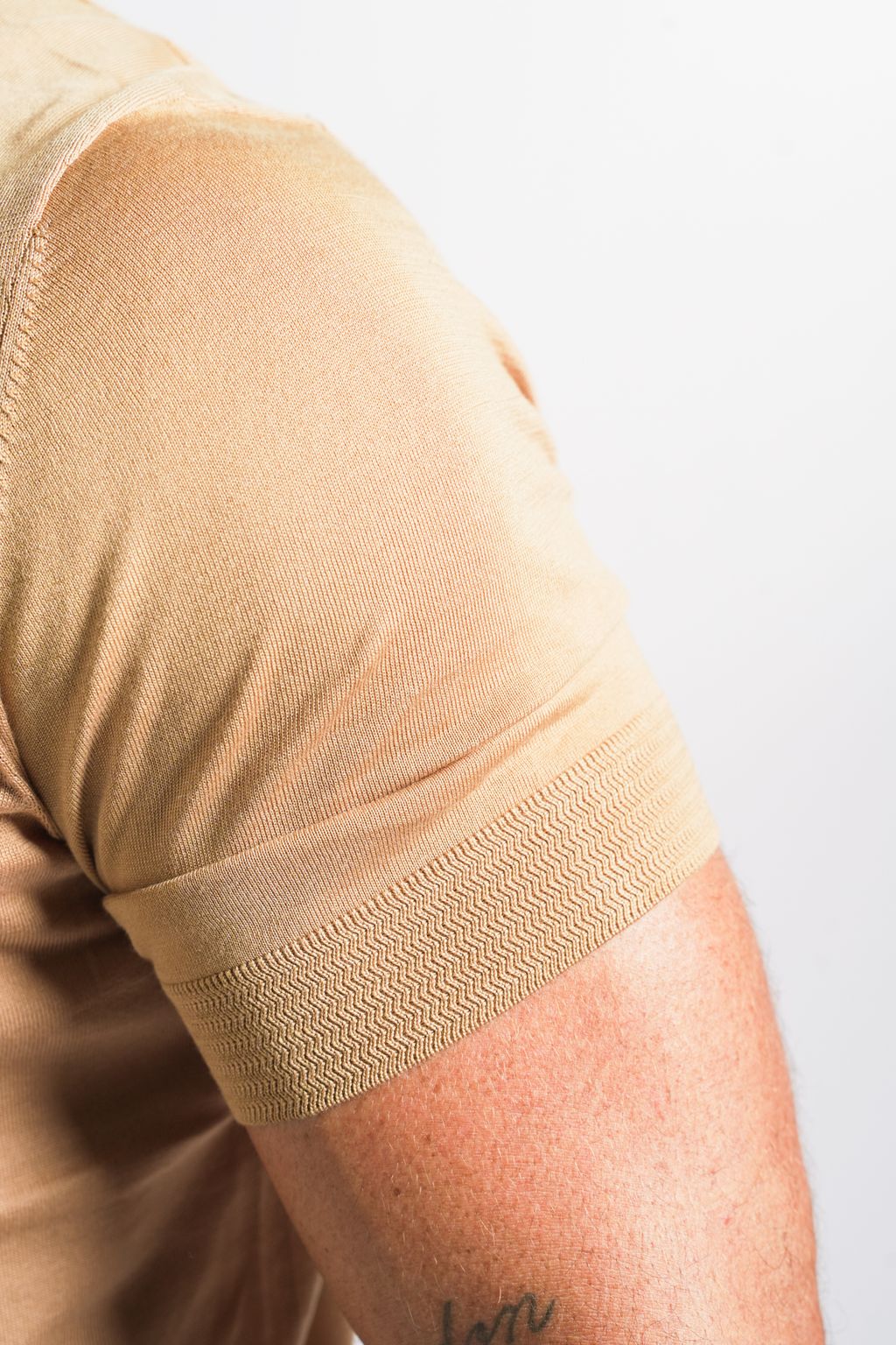 T-shirt Maille Confort Beige